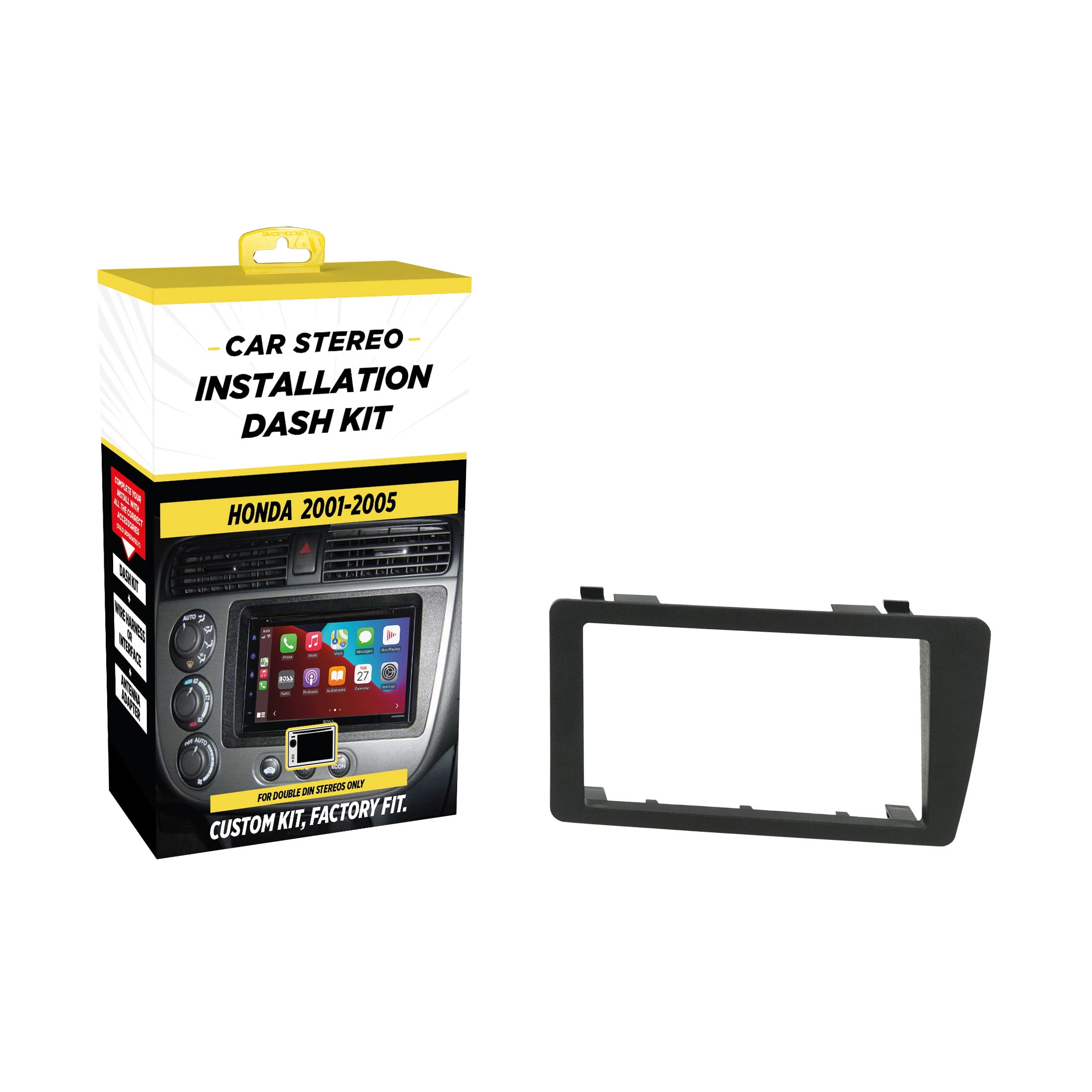 Scosche HA1710B Double DIN Radio Install Dash Kit Compatible with