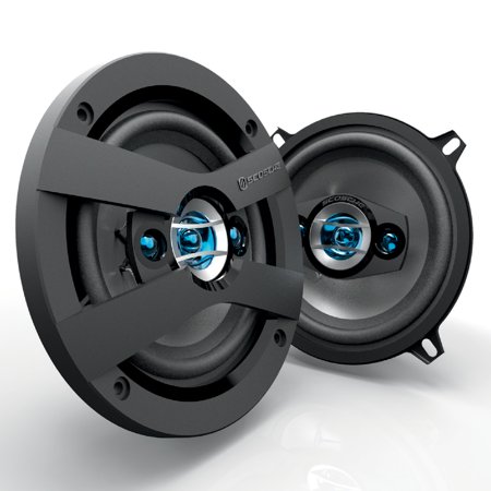 Scosche 5.25" 4-Way Car Audio Speaker Pair - 160W Peak Power - Precision HD Sound, HD5254F