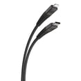 thumbnail image 1 of Scosche HDCi4B4SG-SP Strikeline MFi Cert Charge & Sync 4-ft. Braided Cable Lightning & USB-C Black, 1 of 6