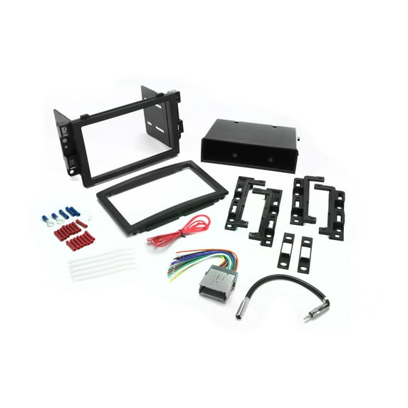 Scosche ICGM12BN Single/Double DIN Dash Kit Compatible w/ Select 2004-09 Chevrolet & Pontiac