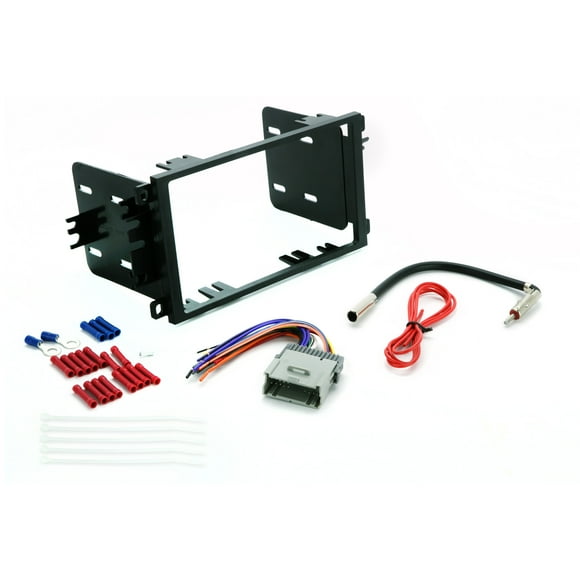 Scosche ICGM8BN Double DIN Dash Kit Compatible with Select 2000-2012 General Motors Vehicles