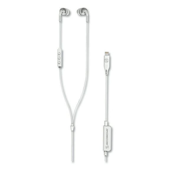 Scosche In-Ear Headphones, White, IDR300lWT