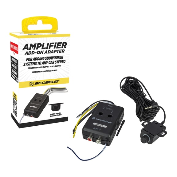 Scosche LOC2SL-WP 2 Channel RCA Audio Line Output Converter w/ Remote Control Knob
