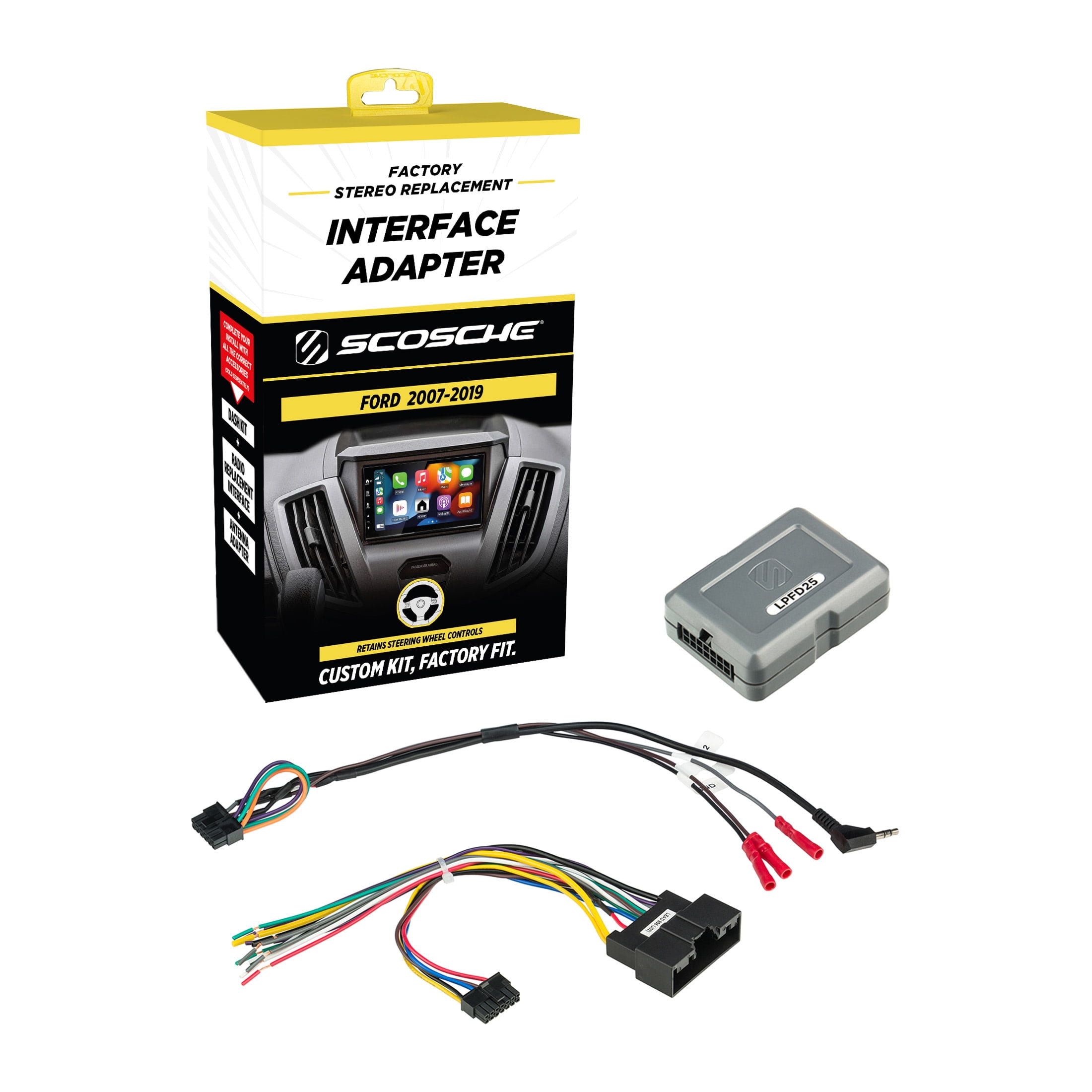 Scosche Link+ Wiring Harness Compatible w/ 2014-2020 Ford Transit