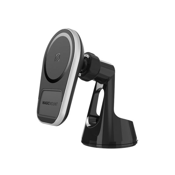 Scosche MPQ5WD-XTSP MagicMount Pro Charge5 10W Magnetic Suction Wireless Charging Mount