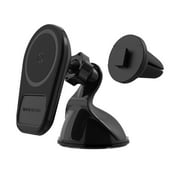 Scosche MQ5WDV2-1 MagicMount MagSafe 15W Wireless Charger Window/Dash/Vent Compatible w/ Qi Devices