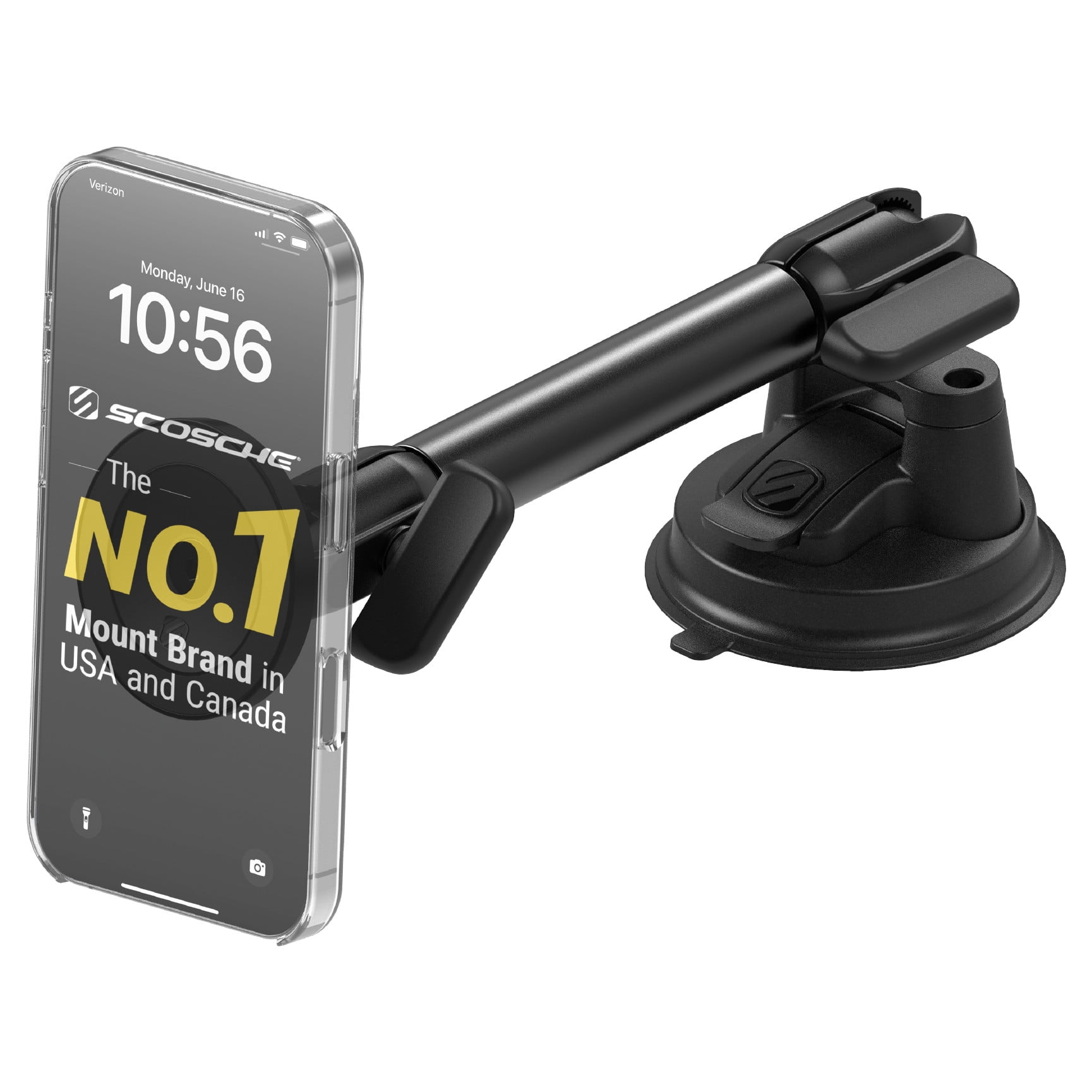 Scosche MXMSWD2HD-VA MagicMount Pro MagSafe Heavy Duty Magnetic Suction Cup Dash/Windshield Mount