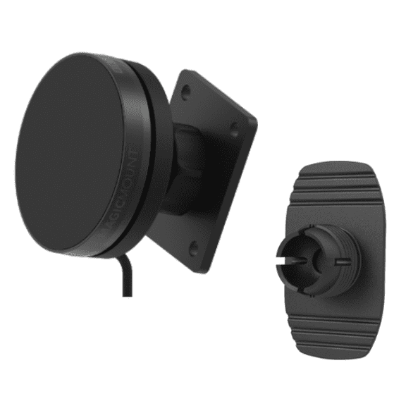 Scosche MagicMount Qi2 25W Wireless Charging Mount w/ AMPS Mounting Plate and 3M Adhevise Dash Base