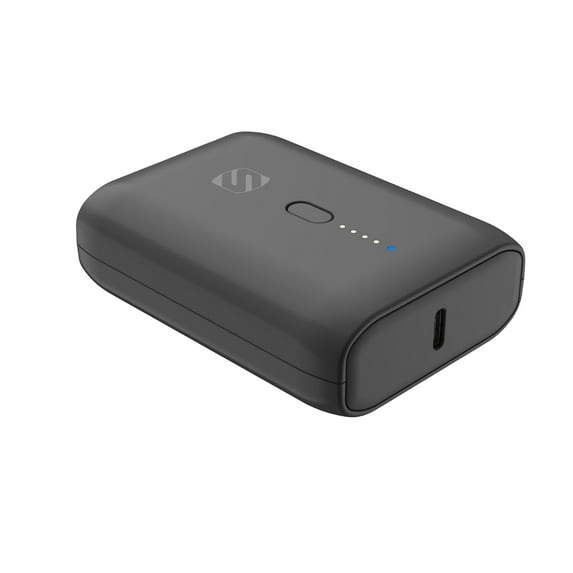 Scosche PB10PD-SP GoBat™ 10K Compact 10K mAh Dual-Port Power Bank, Black
