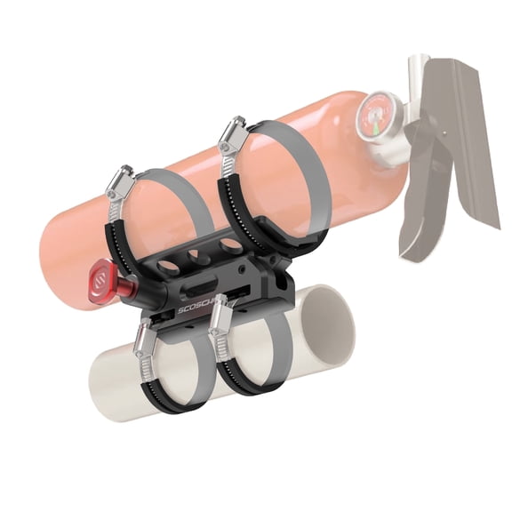 Scosche PSMUFE-VA1 Universal Fire Extinguisher Mount, Quick Release UTV Accessories.