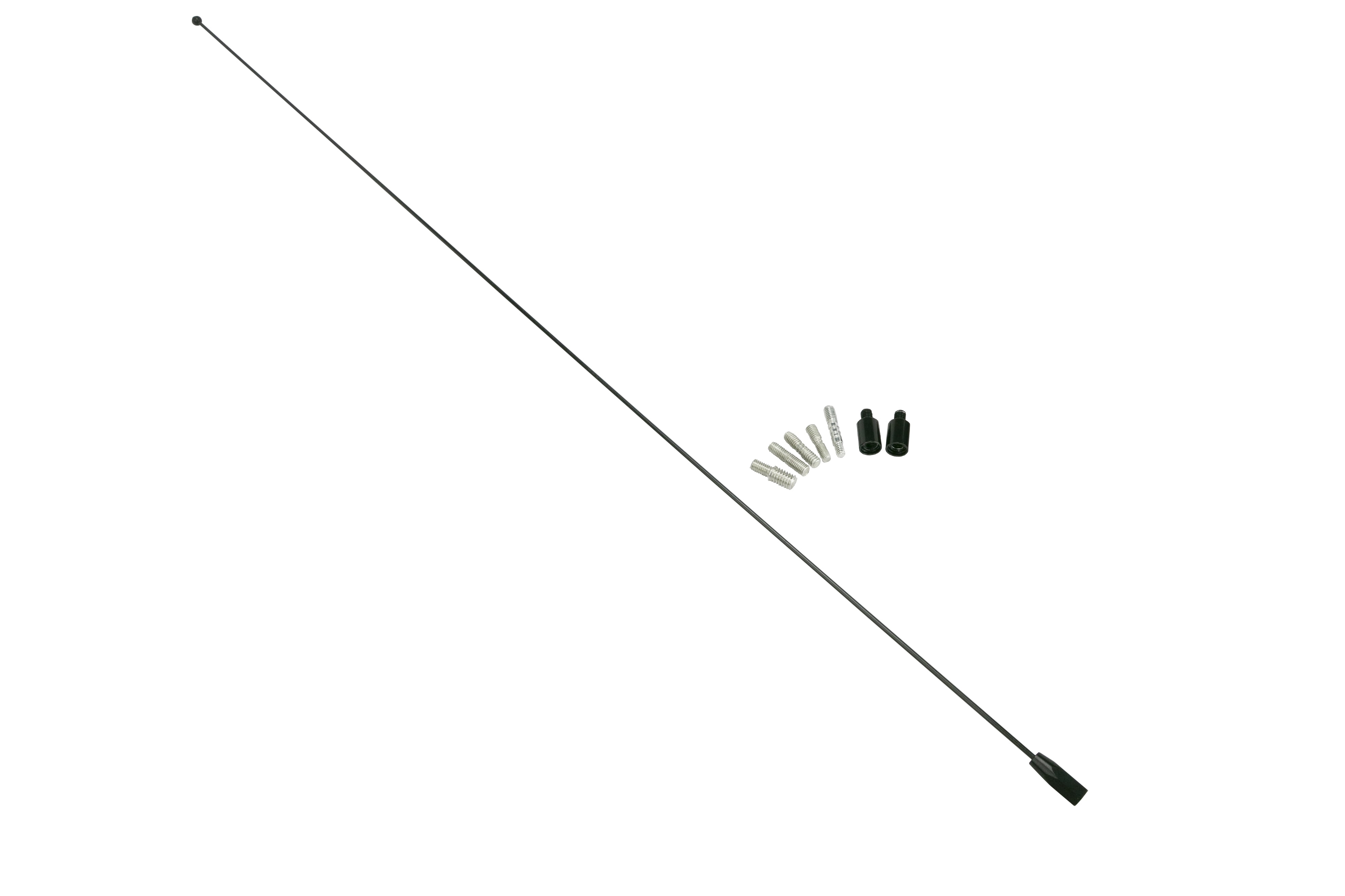 Scosche RM94-WP1 30 Replacement Car Antenna with Mast and 7 Vehicle Adapters Black