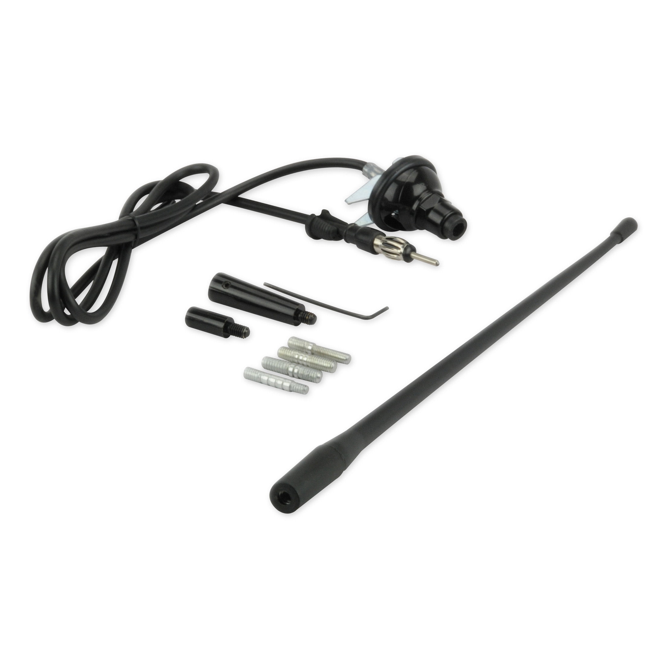 Scosche RMA900 Universal 13 Rubber Mast Car Radio Antenna Fits Domestic and Import Vehicles