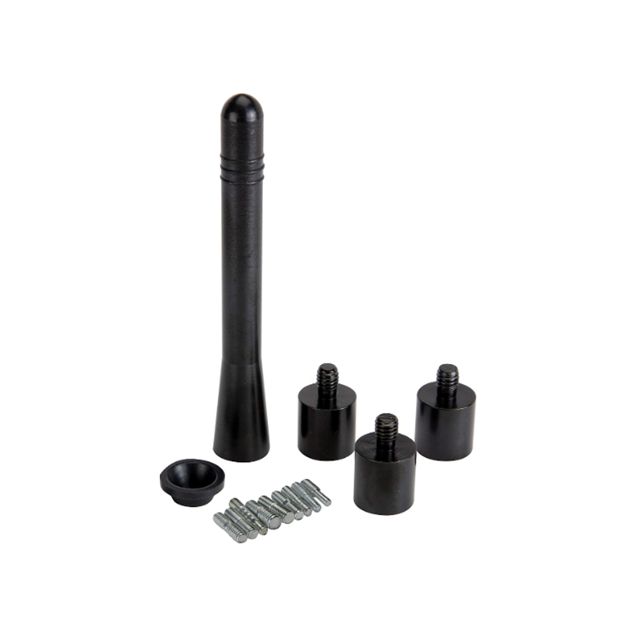 Scosche Rmbks wp1 3.75 Universal Roof Mount Antenna Mast w Threaded Adapters Gasket Domestic Import