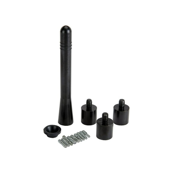 Scosche RMBKS-WP1 3.75” Universal Roof Mount Antenna Mast w/ Threaded Adapters & Gasket Domestic & Import