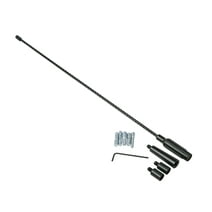 Scosche RMFB17-WP1 17” Spiral Replacement Car Antenna with Mast and 8 Adapters Black