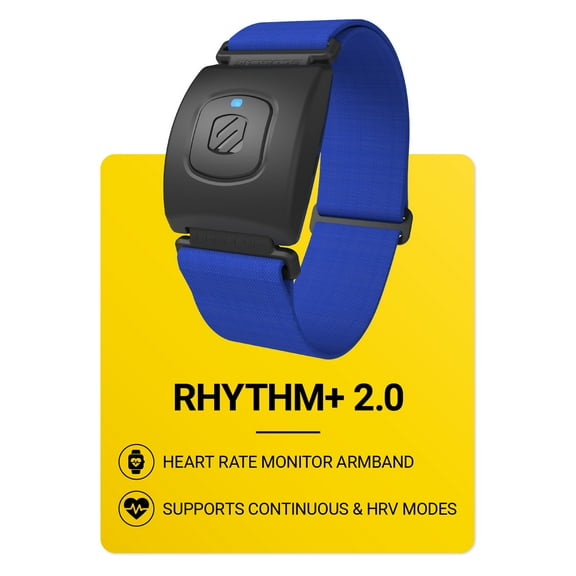 Scosche Rhythm+ 2.0 IP68 Waterproof Optical Heart Rate Monitor Armband w/ Bluetooth, ANT+, HRV & RRi