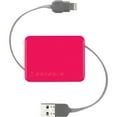 thumbnail image 1 of (3-Pack) 3 Scosche boltBOX Retractable MFI Lightning to USB Charge & Sync Cable for iPhone 7/8/X, iPad Air (Pink), 1 of 2
