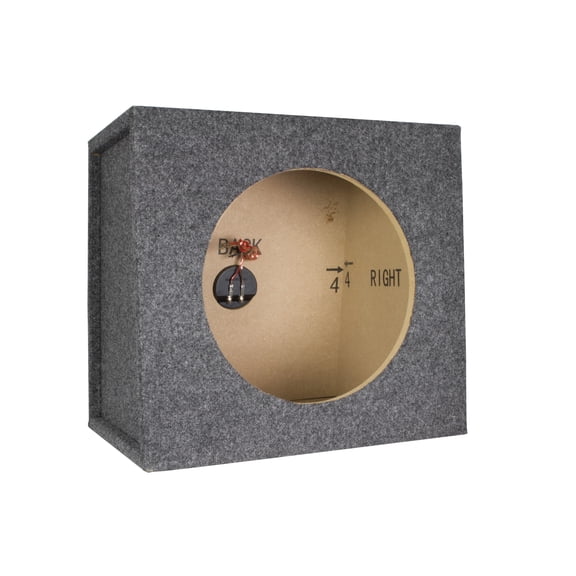 Scosche SE12KT Build-your-own 12 Inch Subwoofer Stereo Enclosure Gray Carpet