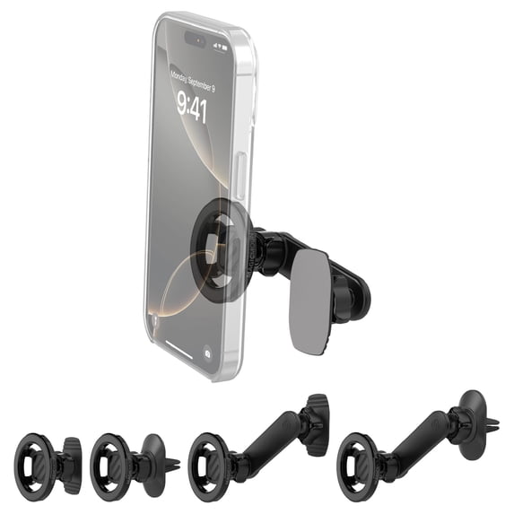 Scosche MagicMount MS 5-in-1 MagSafe Car Phone Mount Back of Screen Dash or Vent Mount SMS2ODVR-SP