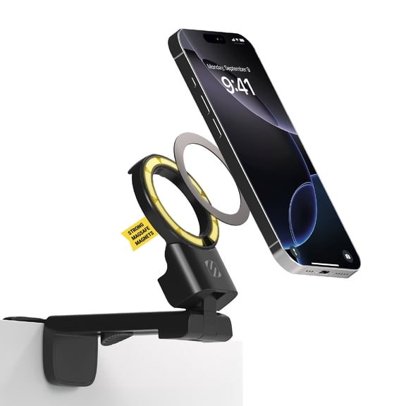 Scosche SMSTRVL-SP1 Magnetic MagSafe Airplane Cell Phone Mount/Stand for Travel, Desk, Tray, Table