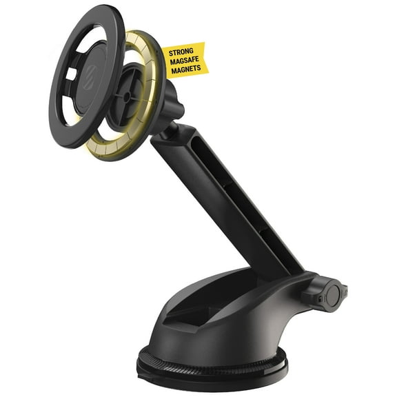 Scosche SMSWDEX-SP MagicMount Magnetic Dash/Windshield Mount Suction Cup Base Comp. w/ MagSafe Black