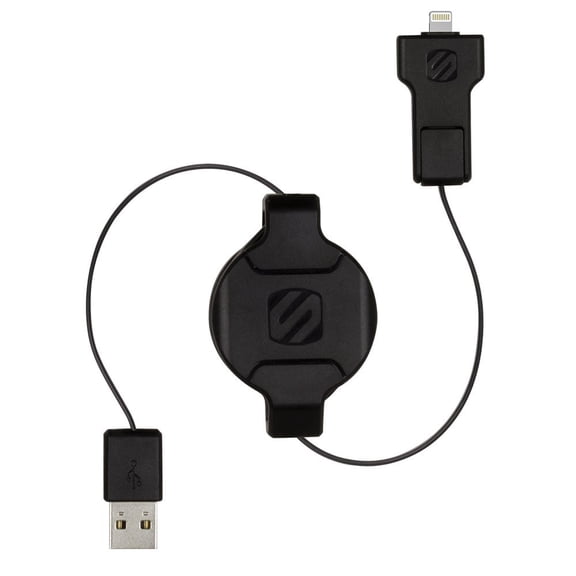 Scosche SmartSTRIKE Pro I2MR Retractable Charge & Sync Cable for Apple Devices