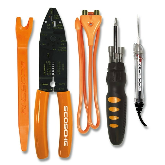 Scosche TK12A-WP1 12 Volt Tool Kit for Car Radio/Stereo Installation New