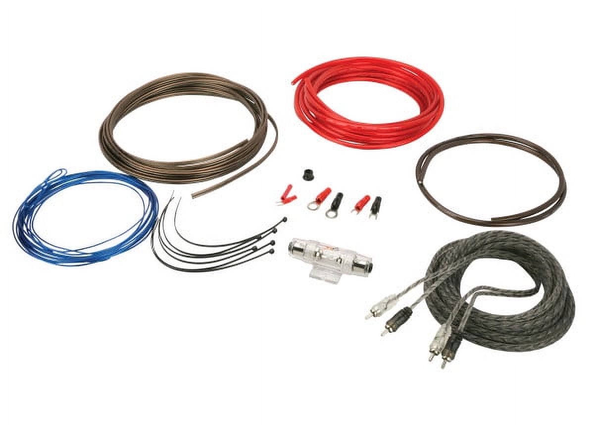 Scosche X2AKA65 High Current Single Gauge Amplifier Wiring Kit Car