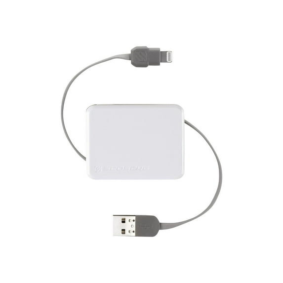 Scosche boltBox Retractable Charge & Sync Cable for Lightning Devices