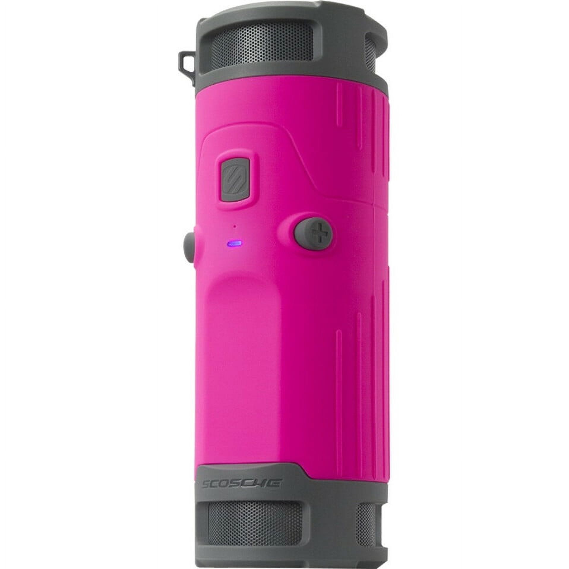 Scosche boomBOTTLE Portable Bluetooth Speaker, Pink - image 1 of 15