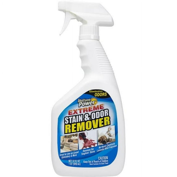 Scotch 1001066 32 oz Instant Power Stain & Odor Remover Liquid without Scent - Pack of 6