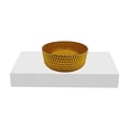 thumbnail image 1 of Scotch 14" Round Decorative Gold Vessel Glass Sinks With 36" White Base, 1 of 7