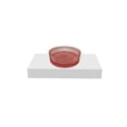 thumbnail image 1 of Scotch 14" Round Decorative Pink Vessel Glass Sinks With 36" White Base, 1 of 7