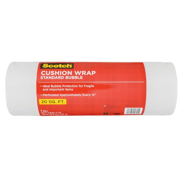 Scotch 16 in. x 20 ft. Standard Bubble Cushion Wrap