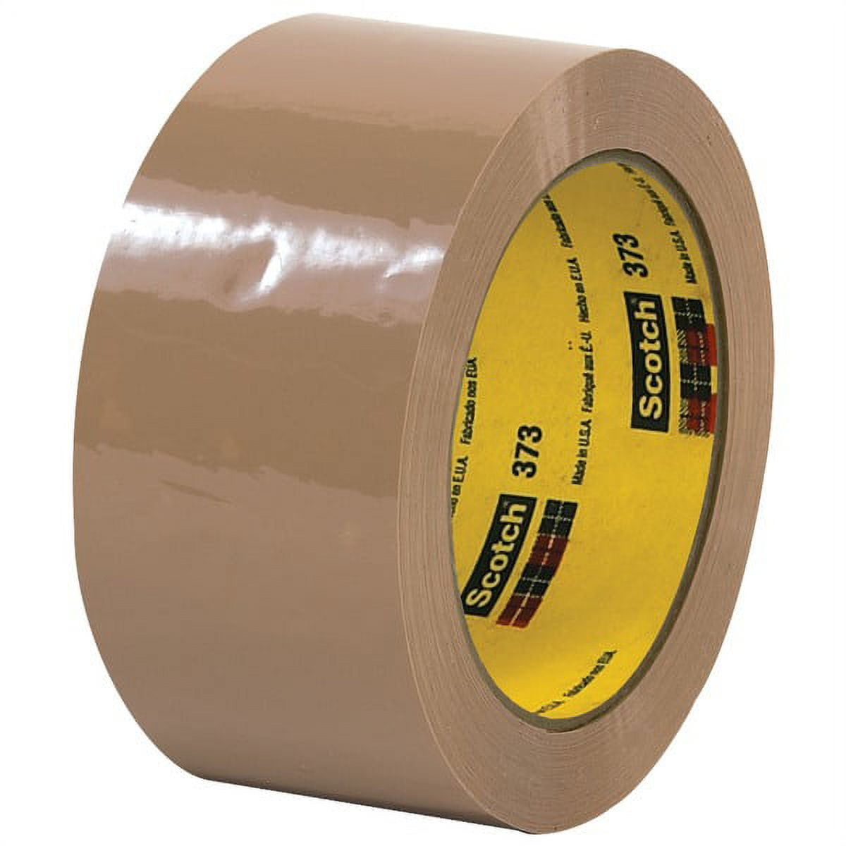 Scotch T901373T6PK 2 in. x 55 yards Tan 373 Carton Sealing Tape - Pack of 6