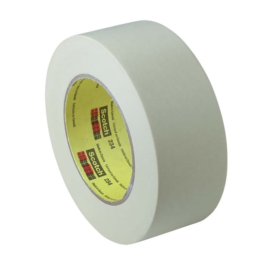 3M General Purpose Masking Tape 234 Tan, 48 mm x 55 m 5.9 mil, 24 per case Bulk