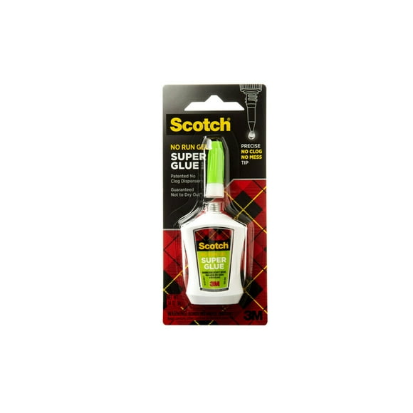 Scotch, 24 h, 1 x Super Glue, Clear