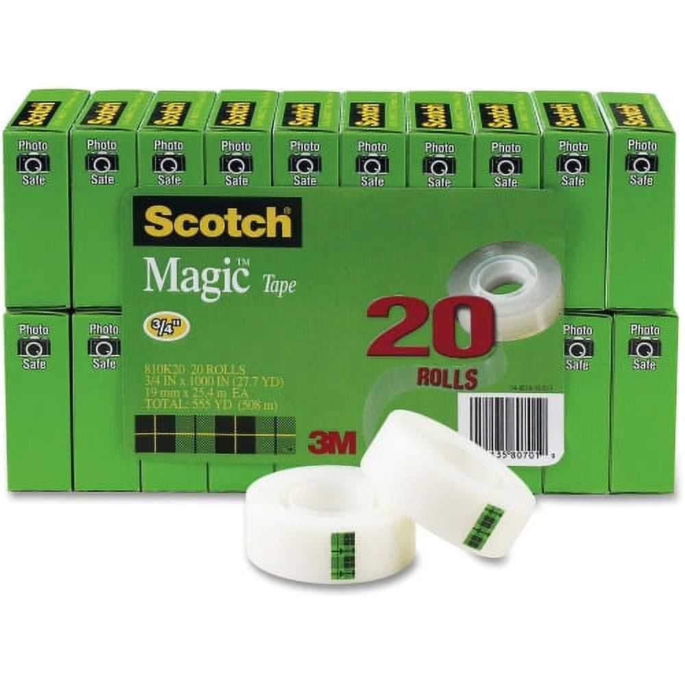 Scotch® Magic™ Tape Refill 3 Pack - Clear, 0.75 in x 36 yd - Fry's Food  Stores