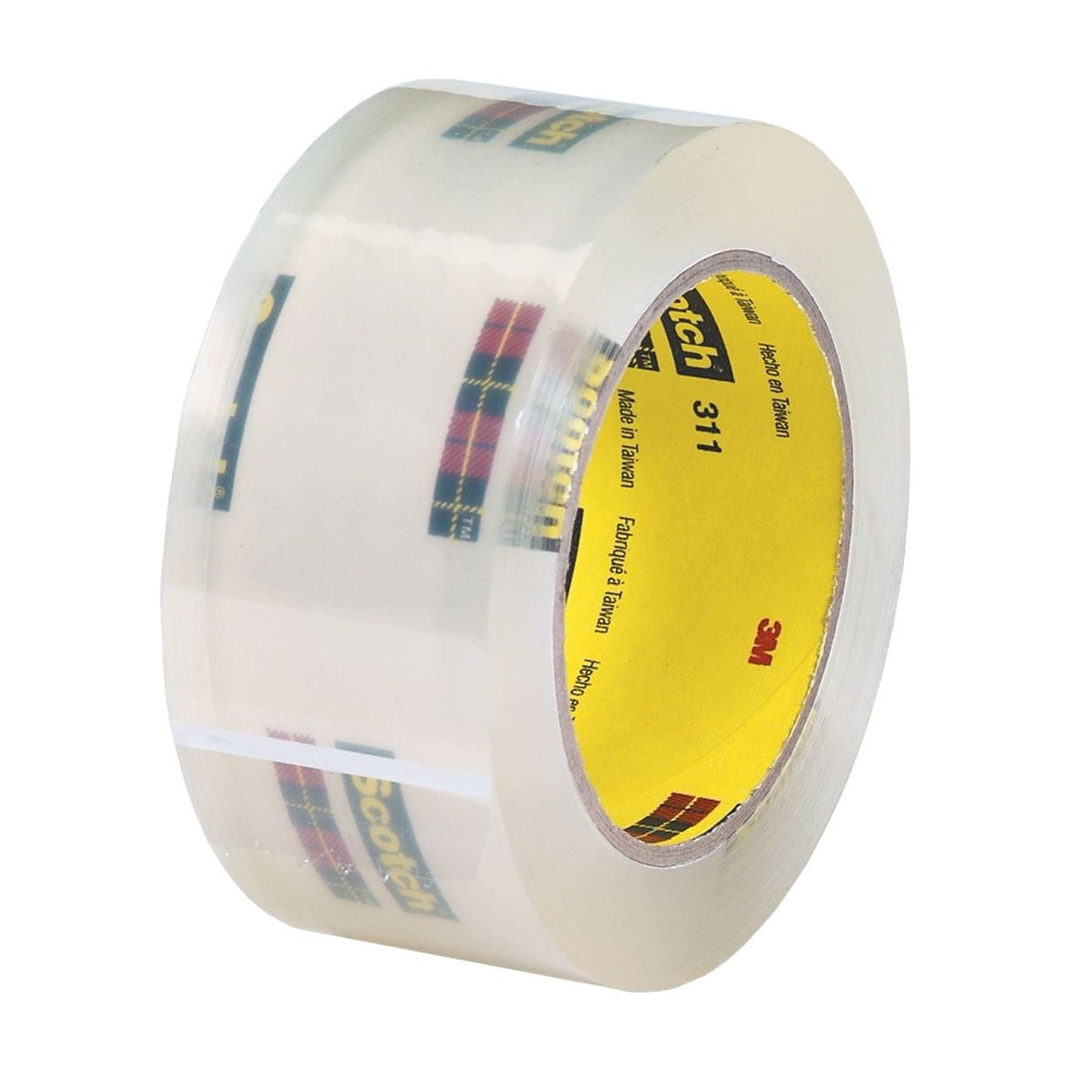 Scotch? 311 Carton Sealing Tape, 2.0 Mil, 2" x 110 yds, Clr, 6/CA