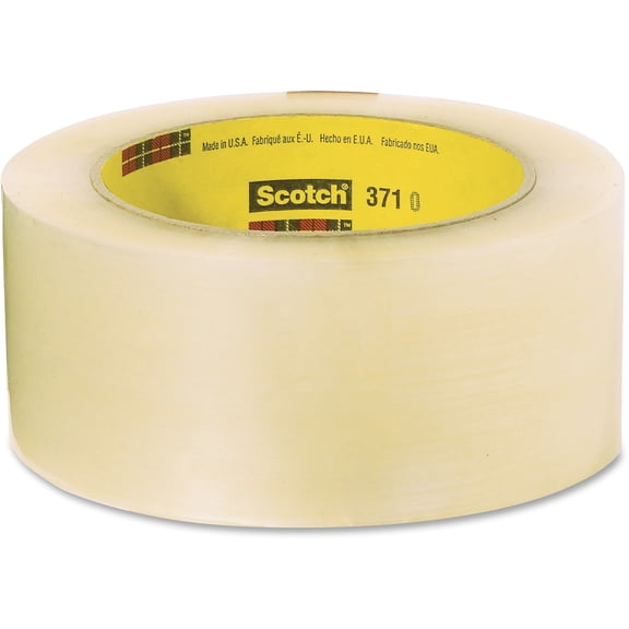 Scotch 371 Box-sealing Tape, Clear, 36 / Carton (Quantity)