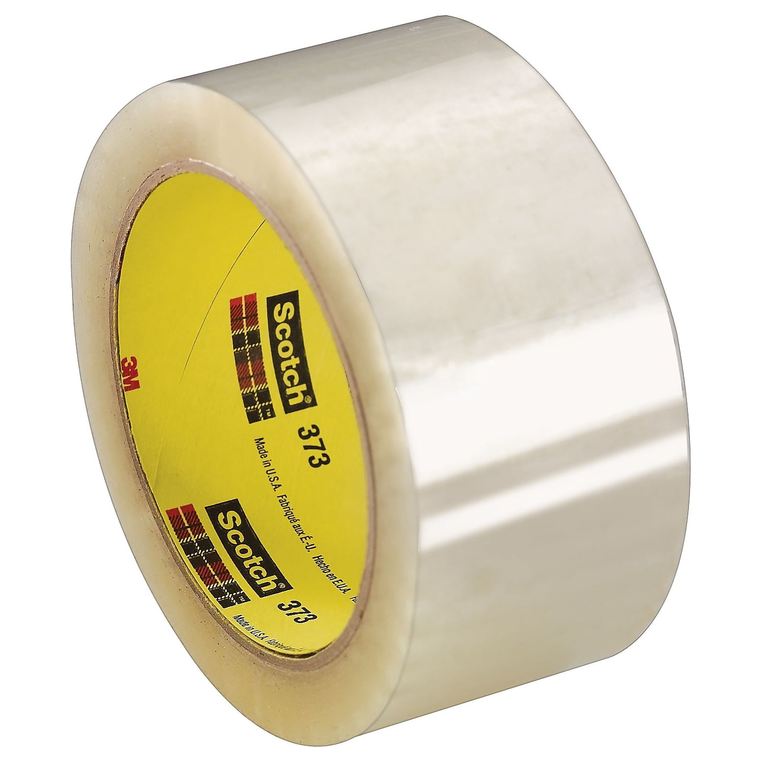 Scotch® 373 Carton Sealing Tape, 2.5 Mil, 2" x 110 yds, Clear, 36/CA (T902373)