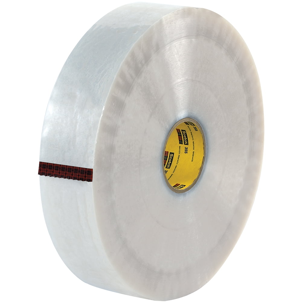 Scotch 3M 355 Carton Sealing Tape 3.5 Mil 3" x 1000 yds. Clear 2/Case T9033355