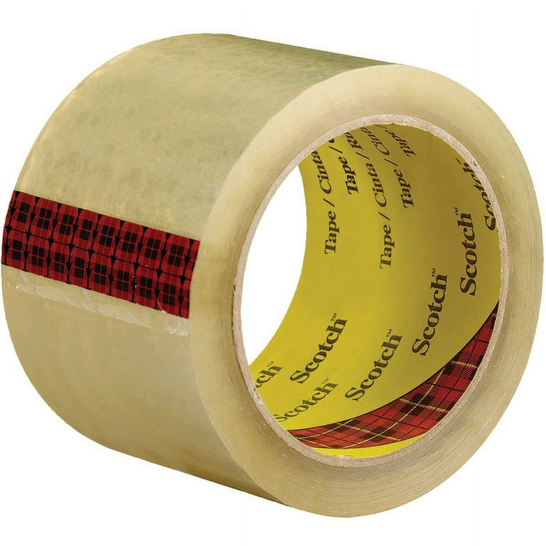 Scotch 3M 3743 Clr Carton Sealing Tape, 2.6 Mil, 3 x 55 yds, 6/CA  (T90537436PK) 