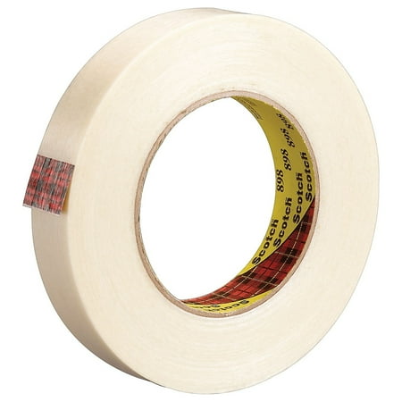 Scotch 3M 898 Strapping Tape 6.6 Mil 2" x 60 yds. Clear 24/Case T917898