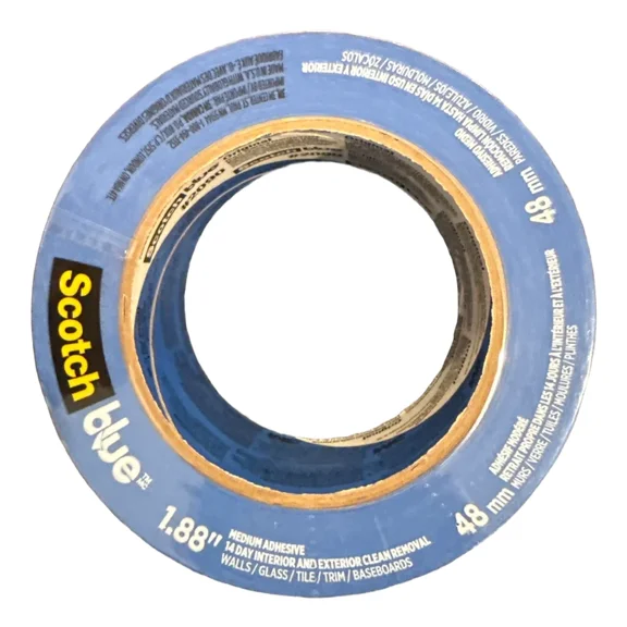 3M Masking Tape ScotchBlue Blue 1 Roll 2 in