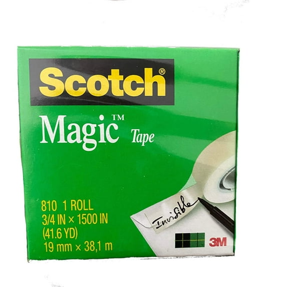 Scotch 3M Scotch Magic Tape, 12 rolls