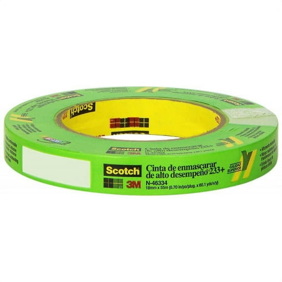 Scotch 46334 233+ 18 mm x 55 m Performance Masking Tape - 46334