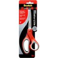 Scotch 8 Inch MultiPurpose Scissors, Great for Everyday Use (1428),Red