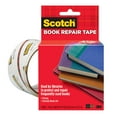 thumbnail image 1 of Scotch 845 Book Tape, Crystal Clear, 2" x 15 yards, 3" Core, 1 of 3