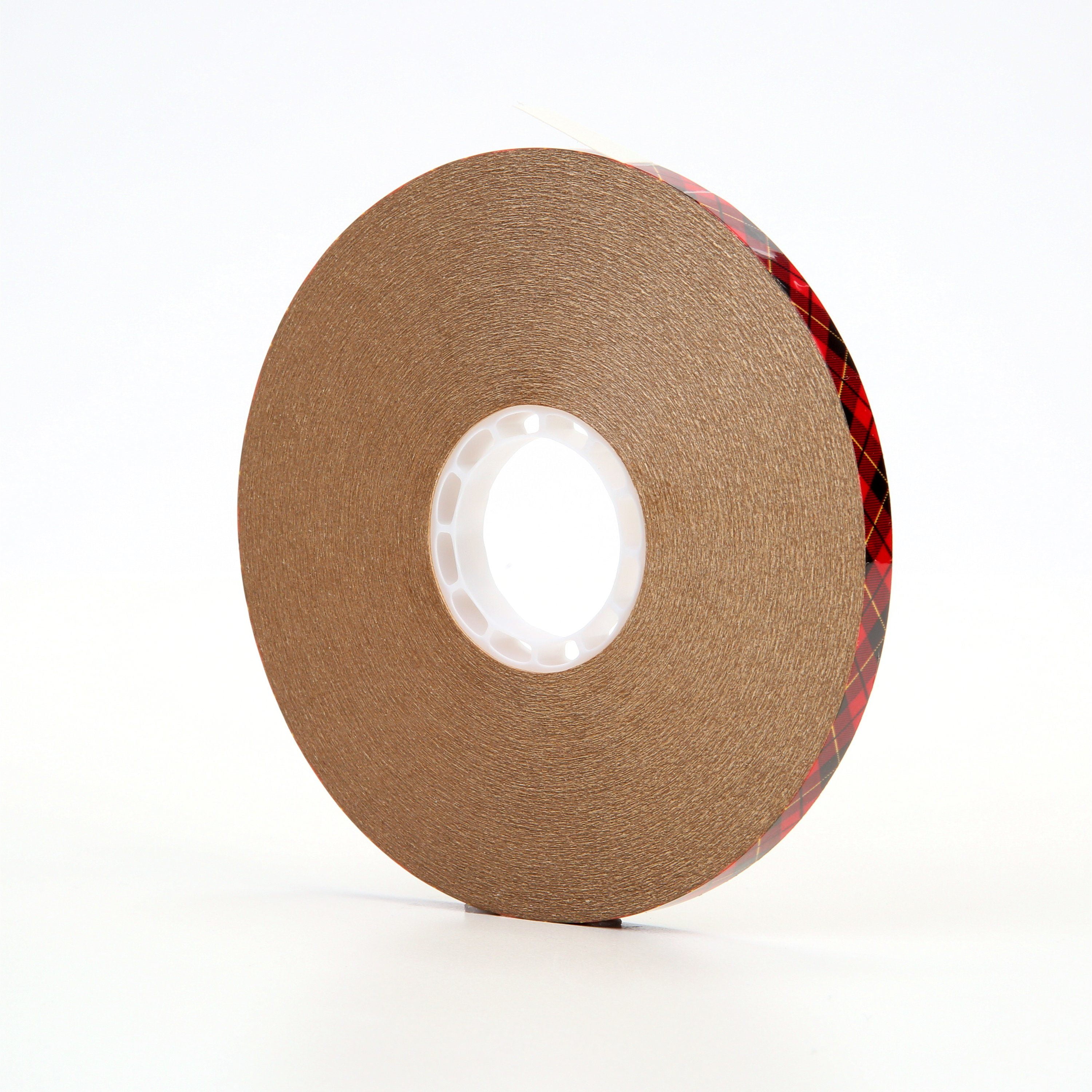 Scotch ATG Adhesive Transfer Tape 924, Clear, 1/4 in x 60 yd, 2 mil, 12 rolls per inner, 6 inners per case